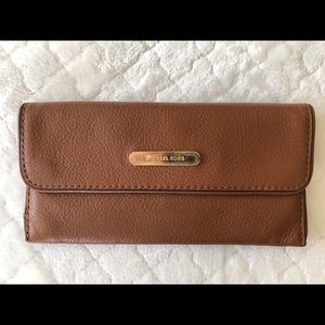 Michael Kors Wallet Brown Leather